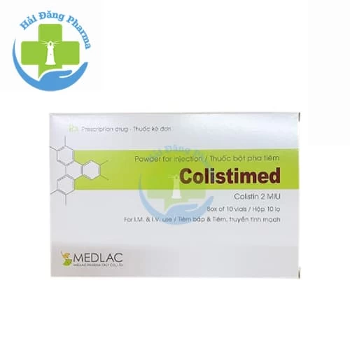 Colistin 2 MIU - Hộp 10 lọ